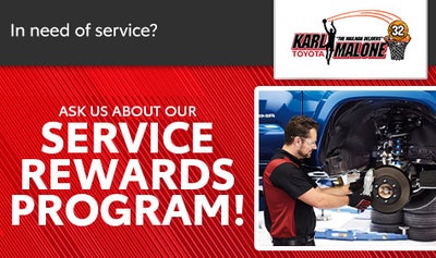 Ask us about our Service Rewards Program!